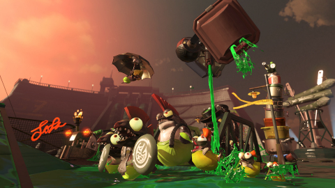 The new Salmon Run mode (which is a favorite among our researchers) can be played at any time locally and is also available to play online at designated times, just like Splatfest! (Photo: Business Wire)