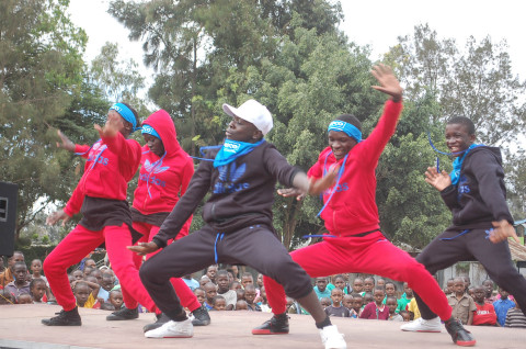 A youth dance group performs for a place in the finals. (Photo: Business Wire)