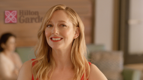 Hilton Garden Inn's integrated television and digital campaign features award-winning actress, model and author Judy Greer. (Photo: Business Wire)