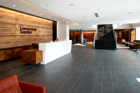 Front lobby of One Lowenstein (Photo: Business Wire)