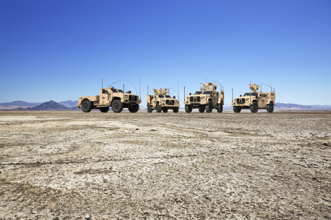 The JLTV Family of Vehicles is comprised of two variants (4 door and 2 door) and four mission package configurations: General Purpose (GP), Heavy Guns Carrier (HGC),	Close Combat Weapons Carrier (CCWC),	Utility (UTL) (Photo: Business Wire)