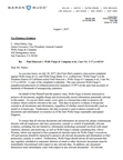 Letter from Baron & Budd Attorney Roland Tellis to Wells Fargo General Counsel C. Allen Parker, Esq.