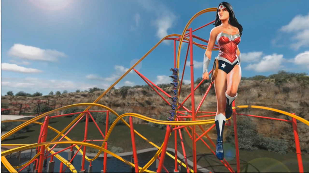 Six Flags Fiesta Texas is proud to introduce the World’s First Single-Rail and Wonder Woman themed Roller Coaster. Wonder Woman™ Golden Lasso Coaster! This amazing new ride will feature a single rail coaster track only 15 ½ inches wide, a first ever at Fiesta Texas; 90-degree drop; three exhilarating inversions; and three uniquely designed single passenger coaster trains. Set to open early 2018, this innovative new ride will add to an already very exciting line-up of rides and attractions at Fiesta Texas – The Thrill Capital of South Texas!