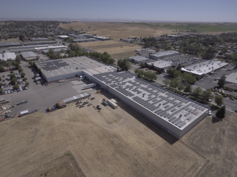 Zurn Industries installs solar at Paso Robles, CA facility. (Photo: Business Wire)