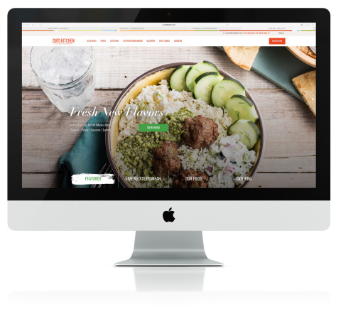 Zoës Kitchen New Website Homepage