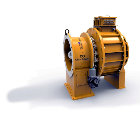 ClearPower's Industrial Turbine Generator for the mining industry, the ITG-M Series. (Photo: Business Wire)