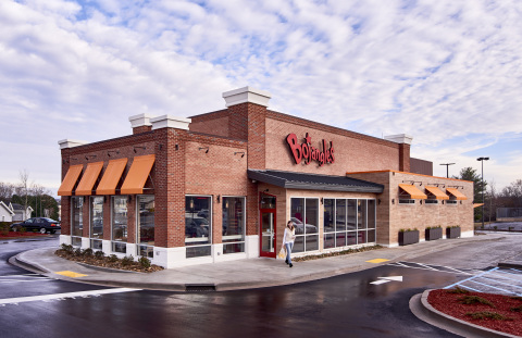 Earlier this year, Bojangles’ unveiled its new restaurant design concept aimed at propelling the fast-growing chain to its next stage of success. The first restaurant built using the new design opened in Greenville, South Carolina, on January 11, 2017.  (Photo: Bojangles’)