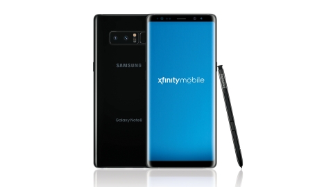 The new Samsung Galaxy Note8 coming soon to Xfinity Mobile. (Photo: Business Wire)