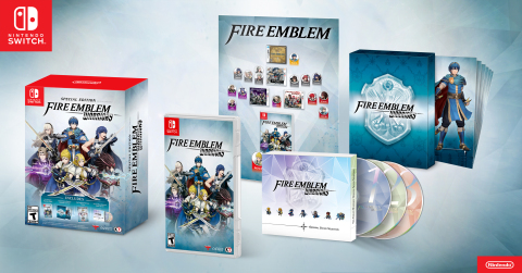 During the GameStop Expo in Las Vegas, Nintendo announced a special edition of the Fire Emblem Warriors game for the Nintendo Switch system. (Graphic: Business Wire)