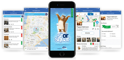 Charmin® Introduces New and Improved SitOrSquat Restroom Finder App (Photo: Business Wire)