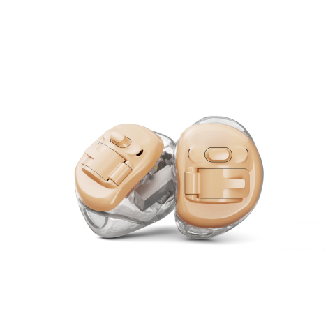 Phonak’s Virto B, the world’s first hearing aid with Biometric Calibration, joins Virto B-Titanium as a highly customizable hearing aid that provides a comfortable fit. (Photo: Business Wire)