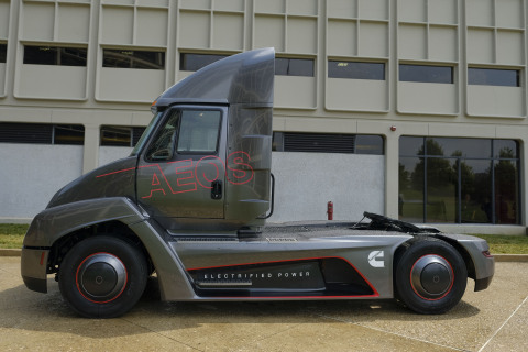 Aeos 2 - first fully electric heavy-duty truck and powertrain (Photo: Business Wire)
