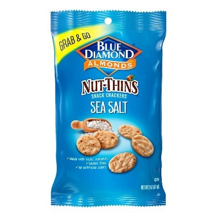 Blue Diamond Nut-Thins 2 oz. Snack Bag, Sea Salt (Photo: Business Wire)