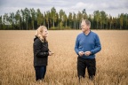 Viking Malt is Introducing Barbin - The First E-platform for Grain Trade in Finland. In the picture on the left: Sanna Kivelä, Sourcing Manager, Viking Malt. (Photo: Business Wire)