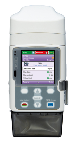 The CADD®-Solis Ambulatory Infusion Pump with Wireless Communication (Photo: Smiths Medical)