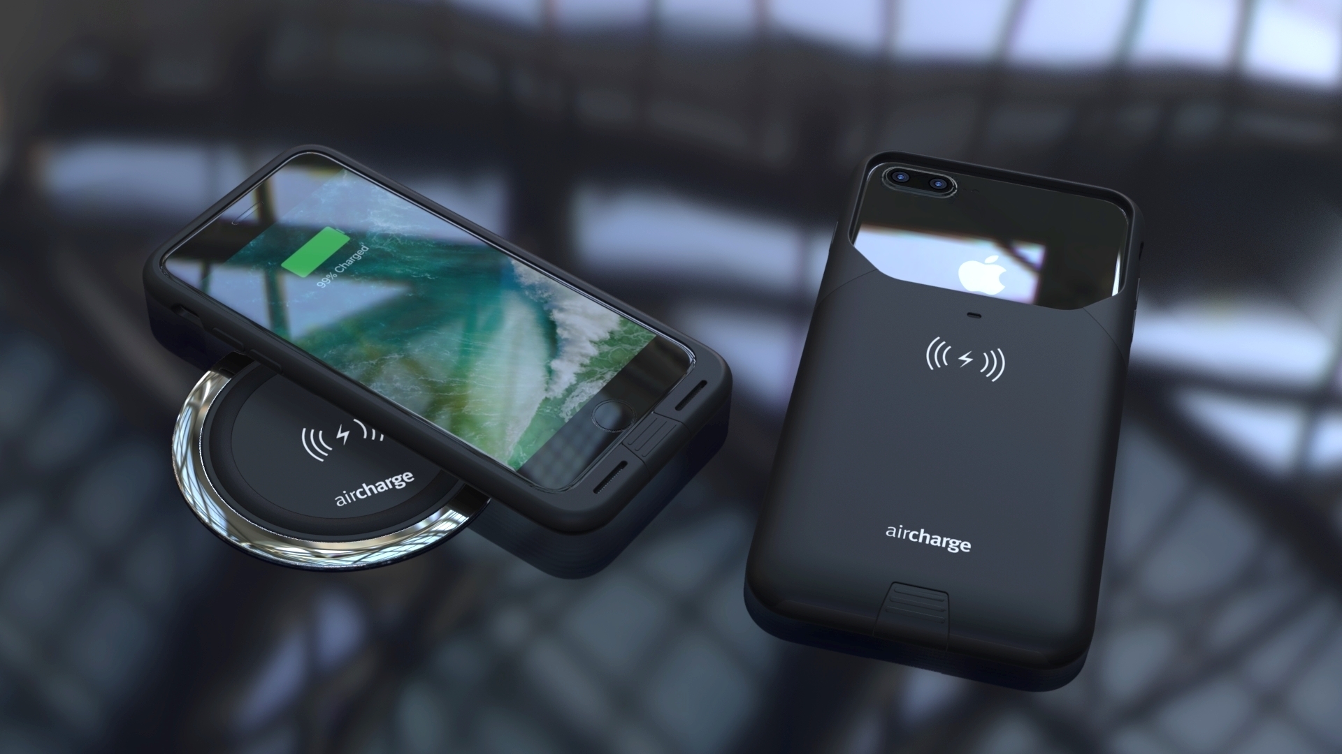 pak Berri vervormen Aircharge Unveils New MFi iPhone 7 & iPhone 7 Plus Wireless Charging Cases  | Business Wire