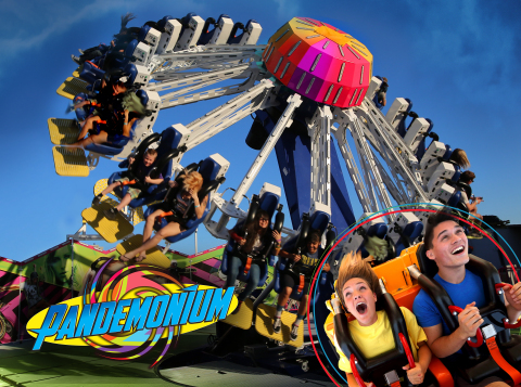 Pandemonium is heading to The Great Escape & Splashwater Kingdom in Lake George, NY for the 2018 season. (Photo: Business Wire)