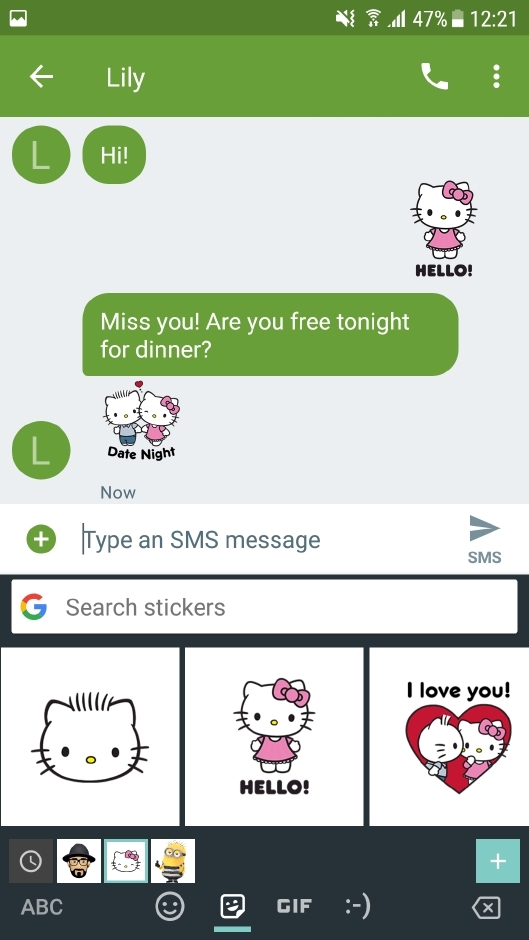 Hello Kitty facebook lite Android 