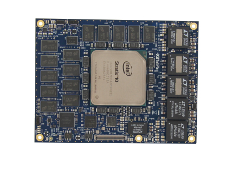 The COMXpressGX/SXS10 board is dedicated to High-Performance Computing and acceleration markets (Photo: REFLEX CES)