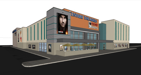 Cinemark's new Century Arden Movie Bistro will open in the summer of 2018 (Photo: Business Wire)