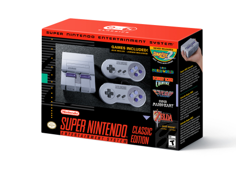 More units of Super NES Classic Edition will ship on its Sept. 29 launch day in the U.S. than were shipped of NES Classic Edition all last year, with subsequent shipments arriving in stores regularly. (Photo: Business Wire)