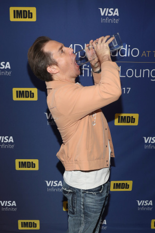 Sam Rockwell Receives The IMDb "Fan Favorite" STARmeter Award In Toronto At The Visa Infinite Lounge (Photo: Business Wire)