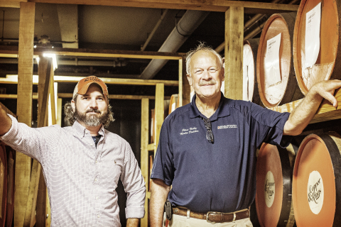 Started in late 2015 by two Kentucky-based distilleries, Collabor&tion is a culmination of nearly two years of work. Steve Nally, Bourbon Hall of Fame Master Distiller for Bardstown Bourbon Company, and Brandon O’Daniel, Head Distiller for Copper & Kings, hand-selected the bourbon for the project, meticulously blended it until it achieved the right flavor profiles, and chose the barrels for the finishing process. (Photo: Business Wire)