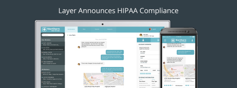 Layer messaging platform announces HIPAA compliance (Graphic: Business Wire)