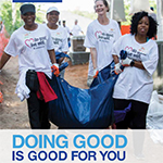 A new study by UnitedHealthcare and VolunteerMatch found employee volunteerism positively affects the health and well-being of the people who participate, and strengthens their connections to their employers (Courtesy of UnitedHealthcare).