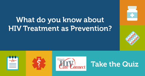 Take the Illinois HIV Care Connect Treatment As Prevention Quiz (Graphic: Business Wire)