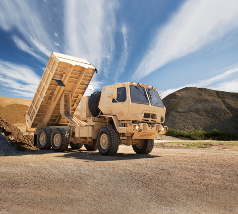 The Oshkosh FMTV delivers unprecedented durability and reliability while meeting the demands of the mission. (Photo: Business Wire)