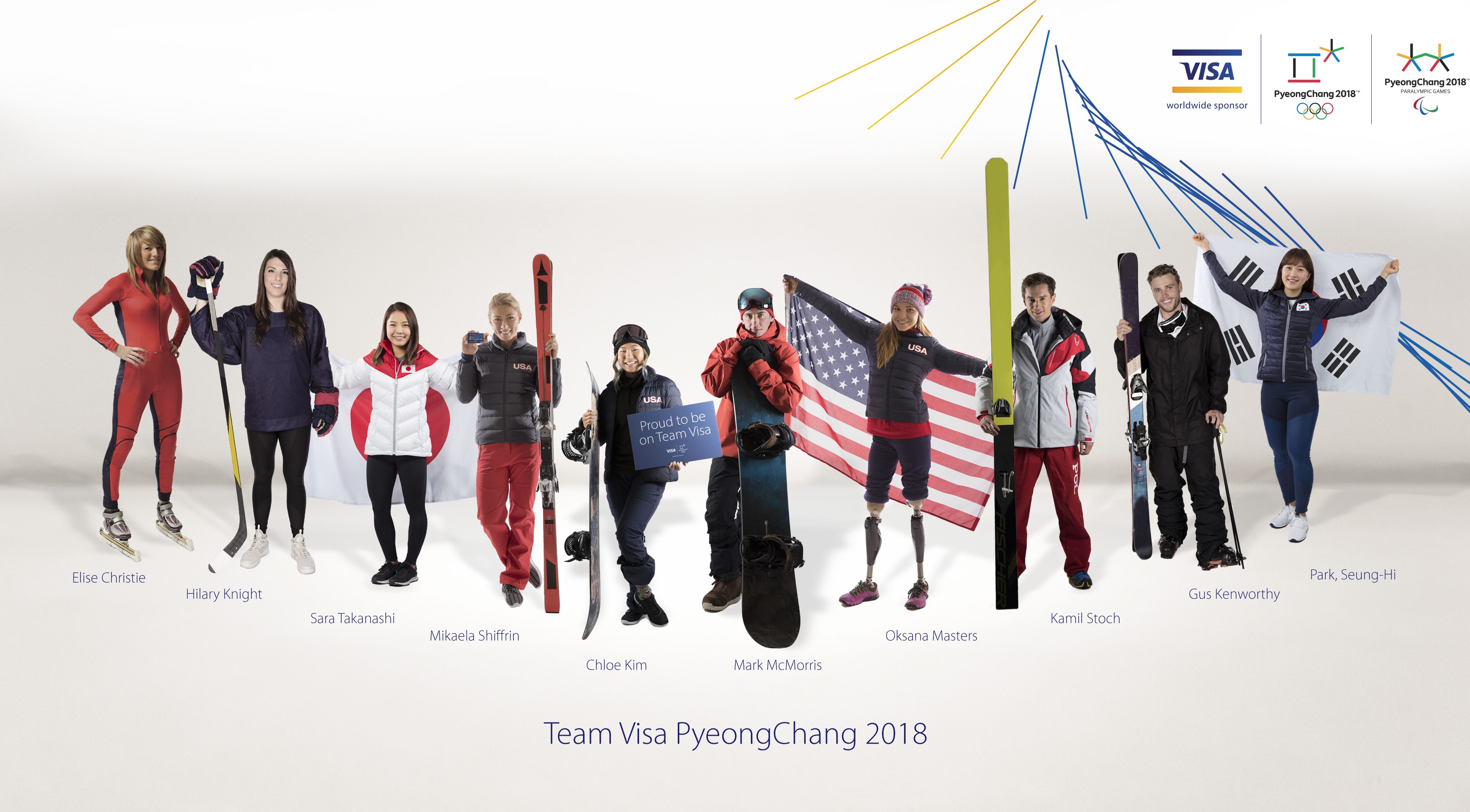 ビザが次回オリンピック パラリンピック冬季大会の チーム ビザ 選手を発表 Business Wire