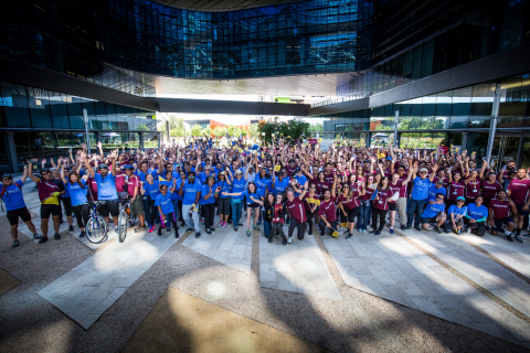 Samsung and Cisco help fundraise for childhood cancer research at St. Jude Children’s Research Hospital. (Photo: Business Wire)