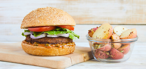 The Classic Beyond Burger with Red Potato Salad (Photo: Business Wire)