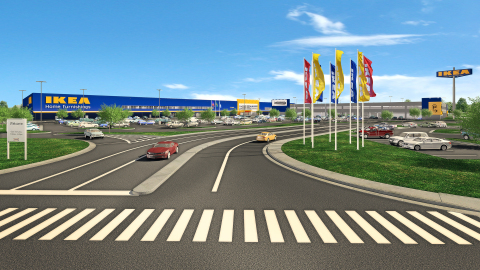 Swedish home furnishings retailer IKEA secures contractors for its future Norfolk store, opening Spring 2019, as 2nd store in VA.
(Photo: Business Wire)