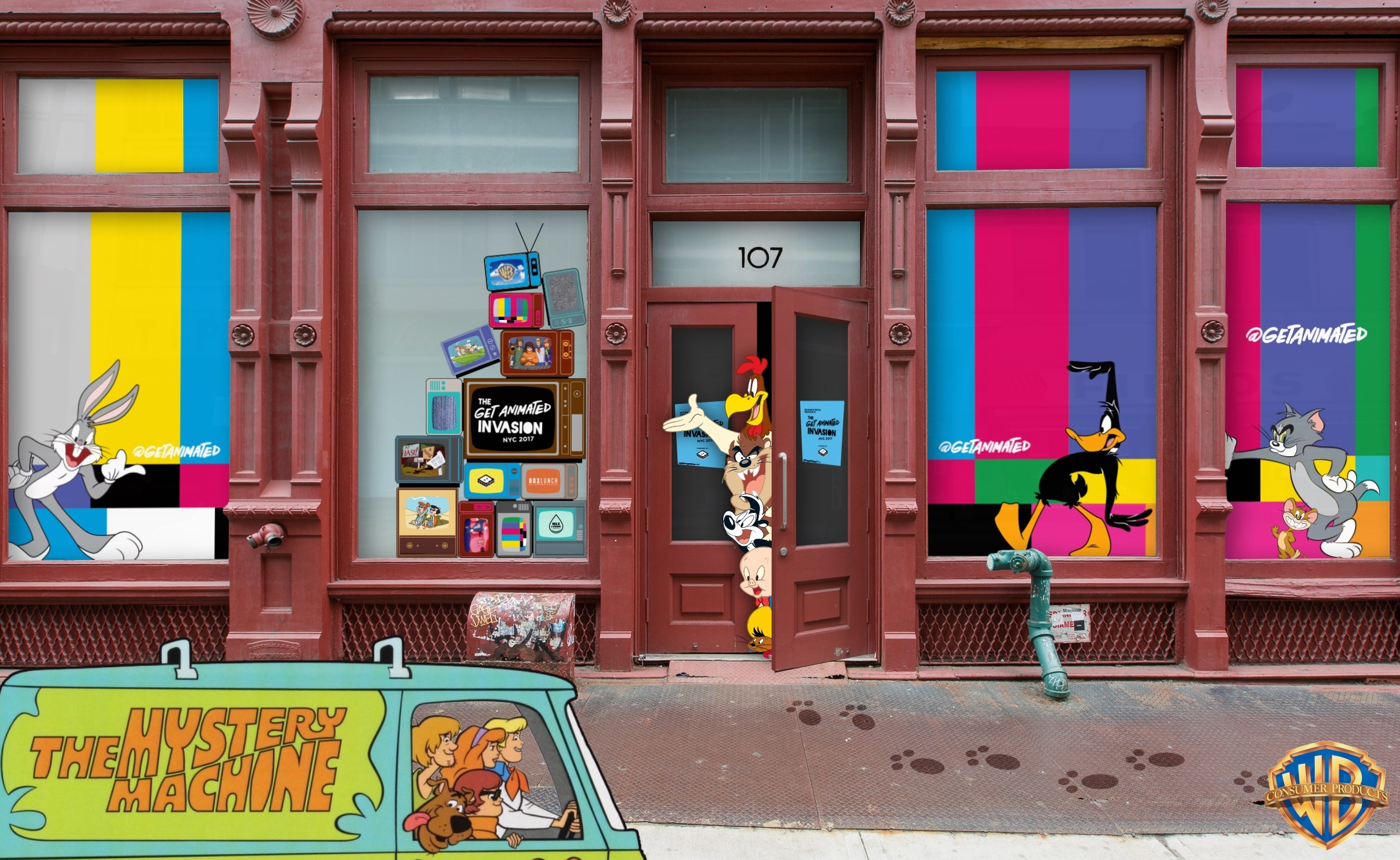 Eh, What's Up Doc? Zoinks!! Yabba-Dabba-Doo!!! – Join Bugs Bunny,  Scooby-Doo, The Flintstones and More as They Take over New York City with  an Immersive Experiential Pop-Up | Business Wire