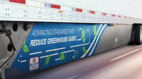 Utility's Side Skirt has earned preliminary approval from the EPA as a GHG2 Aerodynamic Trailer Device. (Photo: Business Wire)