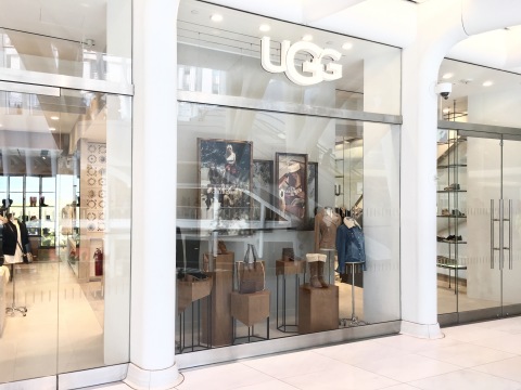 UGG Store at Westfield World Trade Center (Photo: Sean Sime Photography)