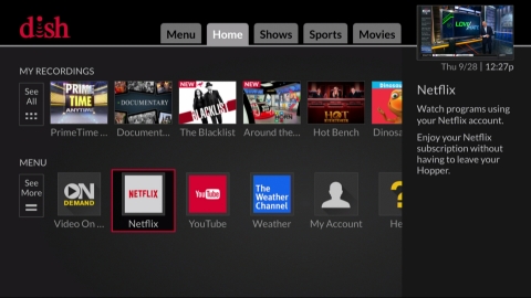 DISH introduces whole-home Netflix experience (Photo: Business Wire)
