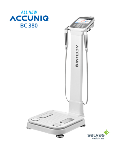 SELVAS Healthcare's AI-based Body Composition Analyzer ACCUNIQ BC380 (Photo: Business Wire)