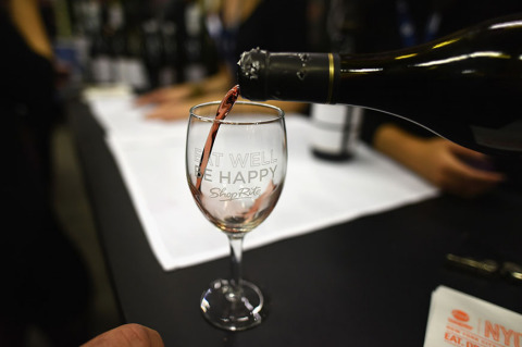 Wine being poured at the New York City Wine & Food Festival (Photo: Business Wire) 