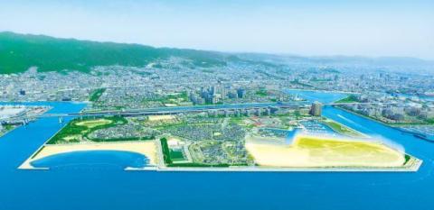 Area where PanaHome's Smart City Shioashiya Solar-Shima is being developed (Graphic: Business Wire)