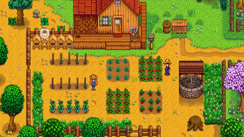 You've inherited your grandfather's old farm plot in Stardew Valley. (Photo: Business Wire)