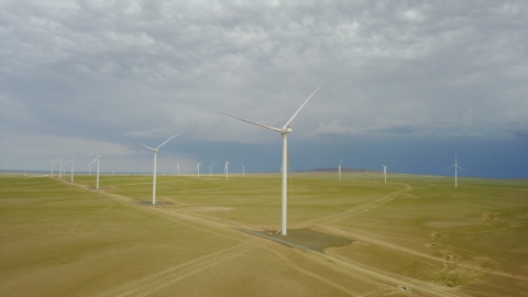 Tsetsii Wind Farm in the Gobi Desert of Mongolia (Photo: Business Wire)