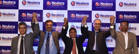 Left to right: Dr. N. Jayaram, Dr. Sandip Shah, Dr. G.S.K.Velu, Dr. Sujay Prasad, Anand. K (Photo: Business Wire) 