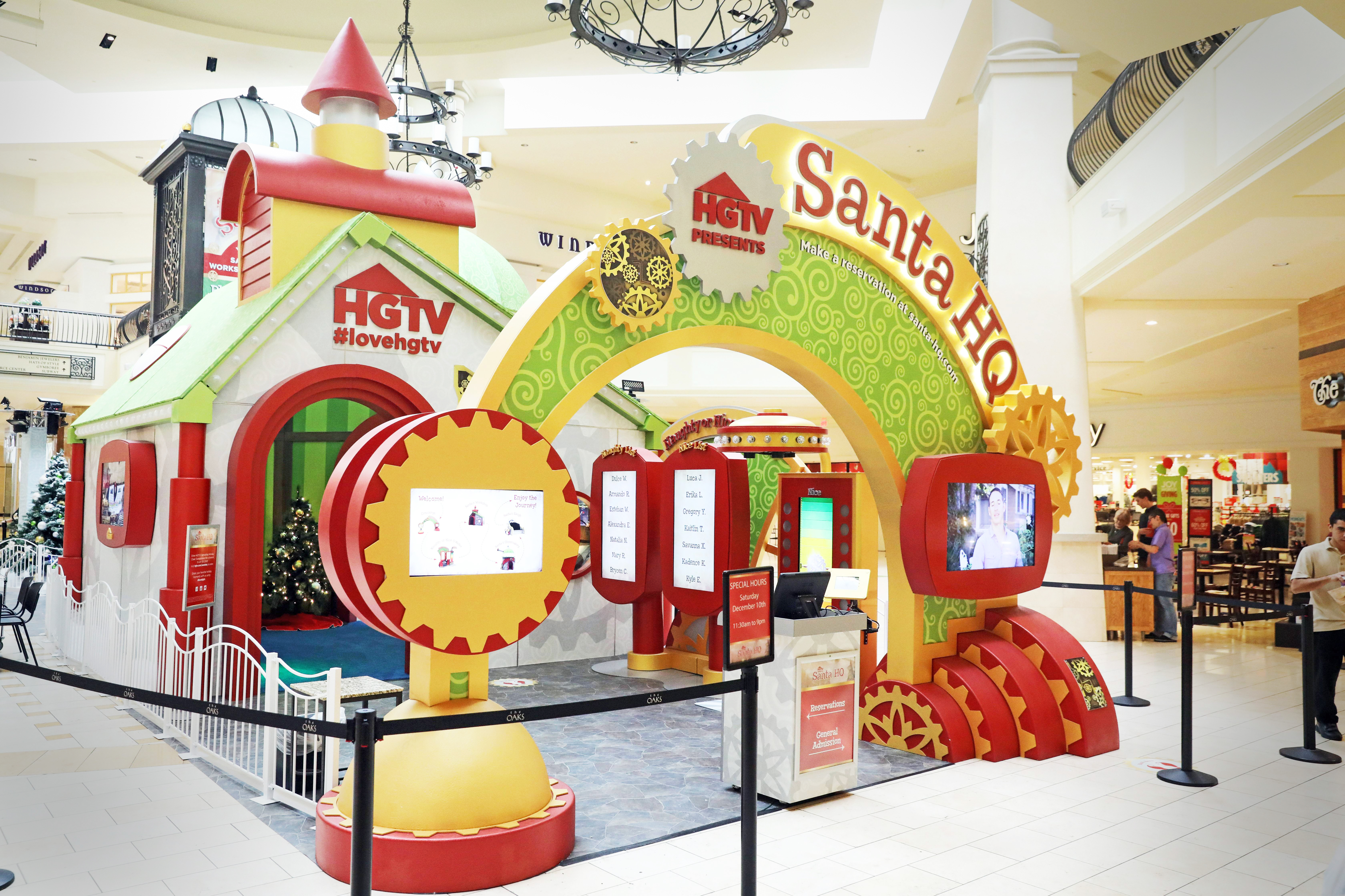 HGTV's 'Santa HQ' Experience Brings Festive Family Fun to 15 Macerich Malls  This Holiday Season