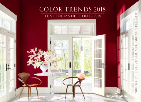 Benjamin Moore, North America’s favorite paint, color and coatings brand, declares Caliente AF-290, a vibrant, charismatic shade of red, its highly anticipated Color of the Year 2018. (Photo: Business Wire)