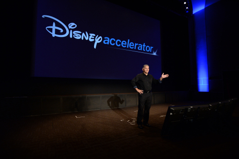 Cliff Plumer speaks at the Disney Accelerator Demo Day 2017 (Photo: The Walt Disney Company)