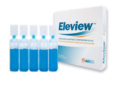 Aries Pharmaceuticals, Inc. enters co-promotion agreement in the U.S. with Olympus for Eleview™, a ready-to-use submucosal injection composition that provides an immediate and long-lasting cushion for GI endoscopic resections of polyps, adenomas, and other lesions. (Photo: Business Wire)