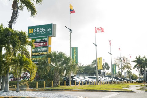 HGreg.com, the pre-owned car dealership and brand that is increasingly recognized throughout South Florida, has gone from new kid on the block to second in the state in the pre-owned car segment, and broken into the top 10 nationally. (Photo: Business Wire)